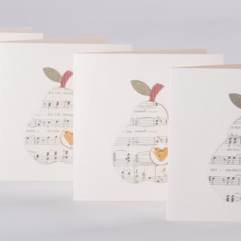 Musical pears gift card